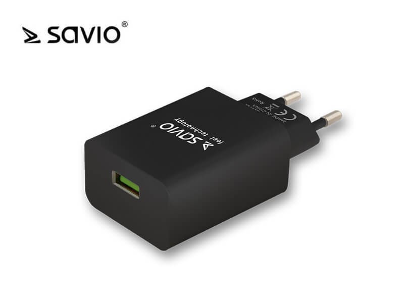 Quick charge 3.0. Зарядное устройство Savio la-04 (USB-A. Зарядное устройство Savio la-04 (USB-A (quick charge 3.0) + PD 3.0, total output 18w (5v/3.6a)).