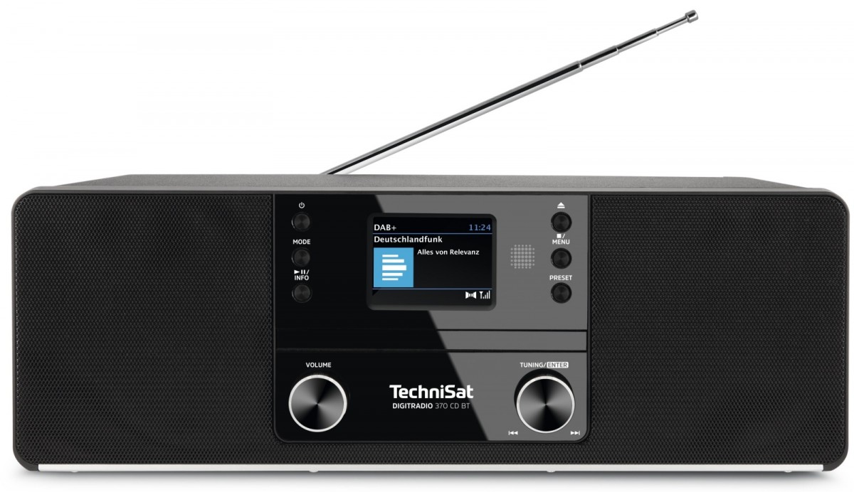 TechniSat Radio Digitradio 370 CD/BT/DAB+ black 