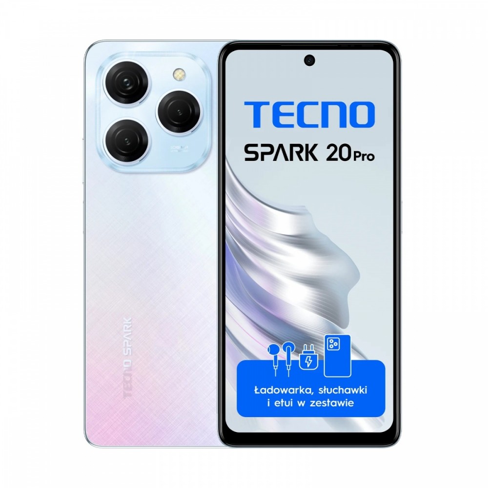 Tecno SPARK 20 PRO KJ6 256+8 Морозный слоновая кость - Smartech.ee