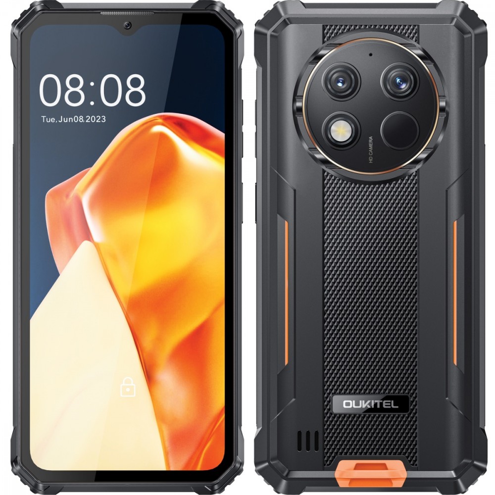 OUKITEL Смартфон WP28 8/256 ГБ DualSIM оранжевый - Smartech.ee